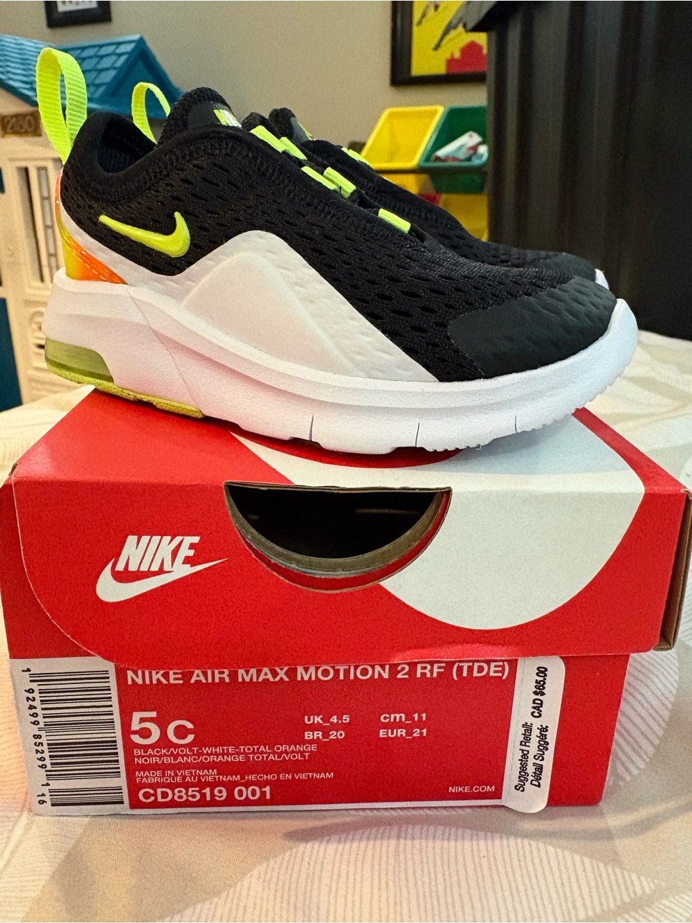 Nike Kids' Air Max Motion 2 Slip-On Sneakers